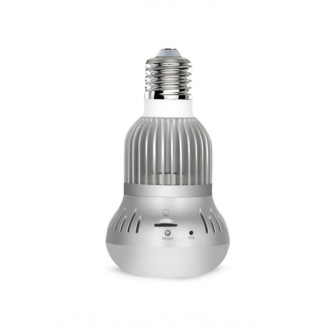 Margoun VR Bulb Panoramic Security Camera with Mic White